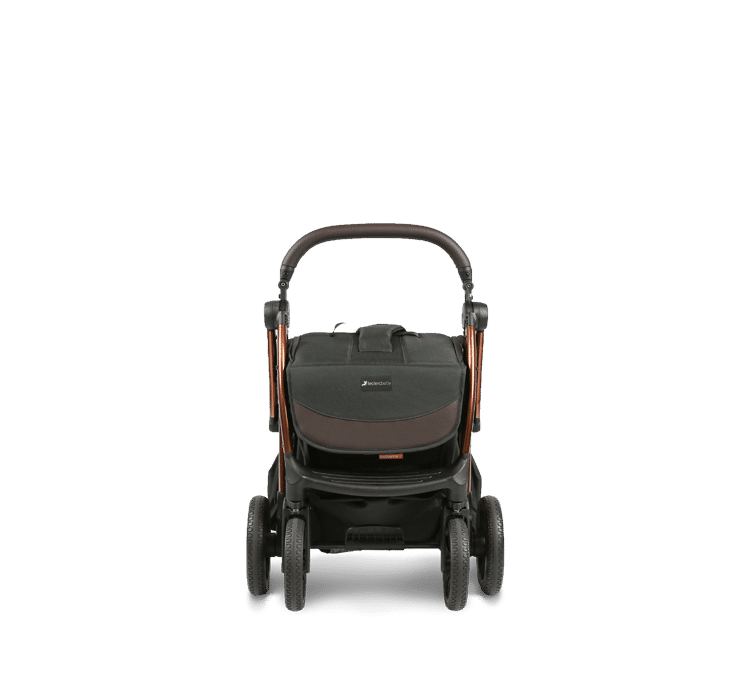 Influencer XL stroller - Black brown + Black Bassinet