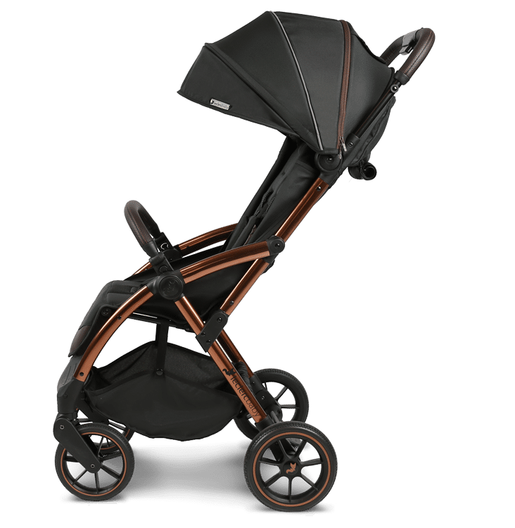 Influencer XL stroller - Black brown + Black Bassinet