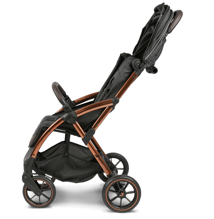 Influencer XL stroller - Black brown + Black Bassinet