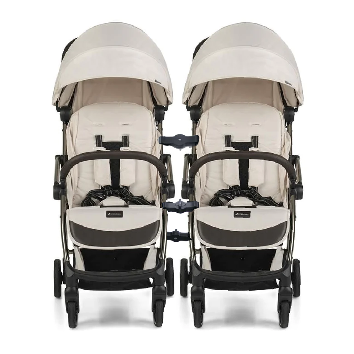 Influencer Air Twin Stroller Bundle : Cloudy Cream Stroller + Cloudy Cream Stroller