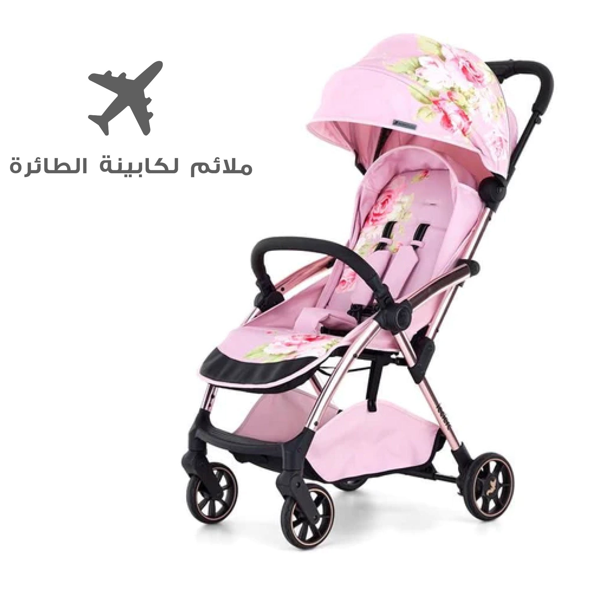 Leclerc Baby Monnalisa stroller - Antique Pink