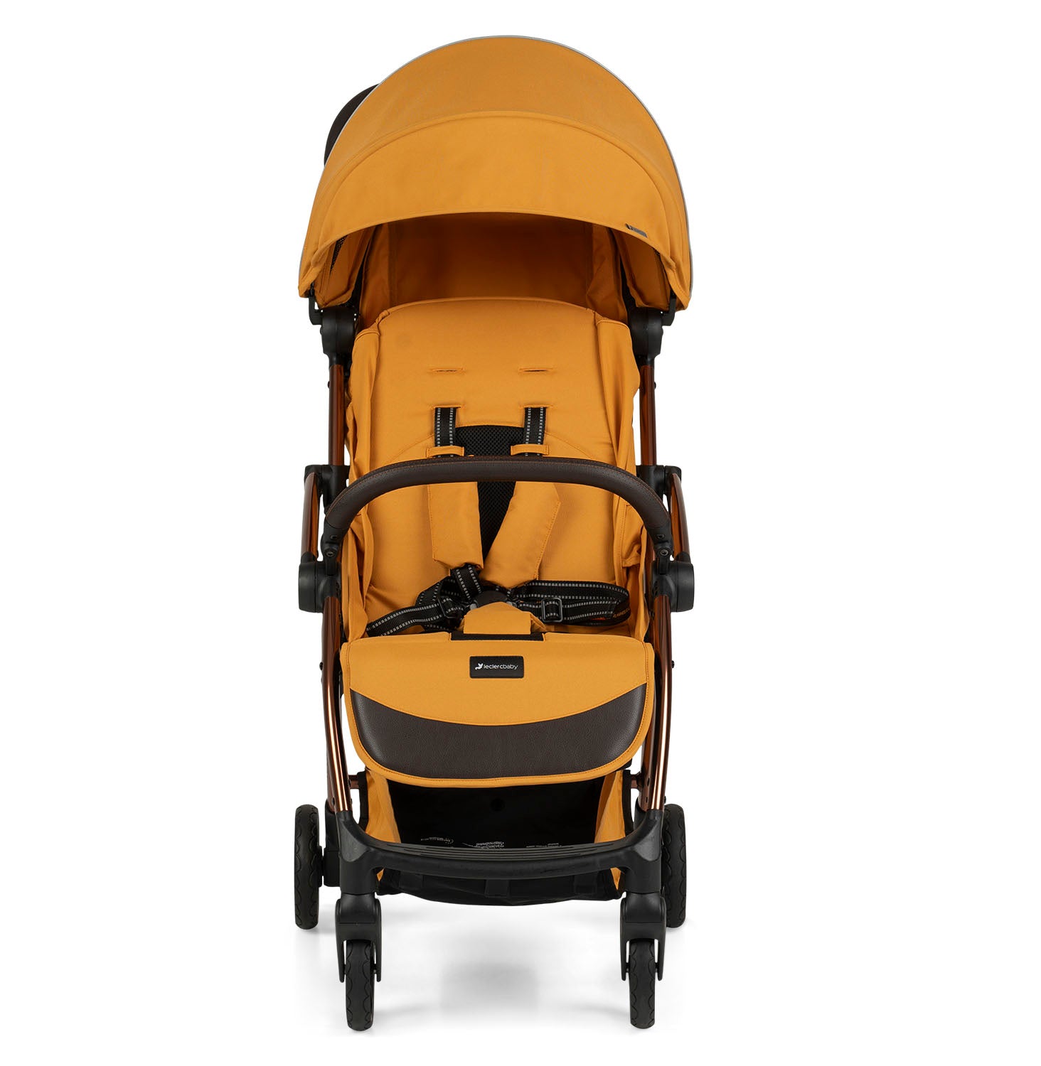 Influencer Air Twin Stroller Bundle : Golden Mustard Stroller + Golden Mustard Stroller