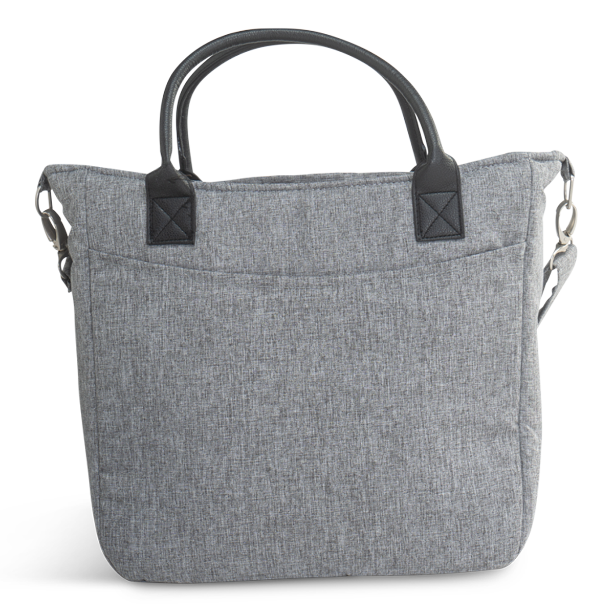 Leclerc baby Stroller shop_Leclerc baby Diaper bag - Grey melange Leclerc baby.